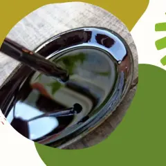 Ciemna, gęsta ciecz w łyżce – to właśnie dziegieć. Co to jest? Naturalny produkt o wielu zastosowaniach.