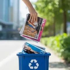 Kolorowe gazety: Do którego pojemnika? Rozwiewam mity!