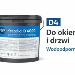 Klej Kestokol D 4000, klasa D4, wodoodporny, idealny do okien i drzwi.