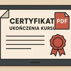 Certyfikat ukończenia kursu PDF, idealny dla każdego, kto chce zdobyć wiedzę dzięki darmowy kurs fotografii online certyfikat.