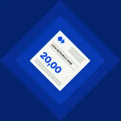 Karta paysafecard z kwotą 20,00 i numerem PIN.