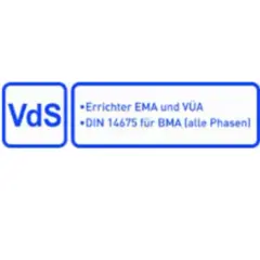 VdS-zertifiziert: Errichter von EMA und VÜA nach DIN 14675 für BMA (alle Phasen).
