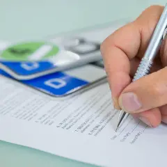 Druk, dokumenty i długopis – to wszystko, co jest potrzebne do przerejestrowania samochodu.
