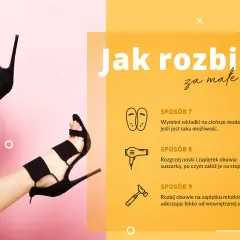 Jak rozchodzić buty? Wymień wkładki, użyj suszarki lub młotka, by dopasować obuwie.