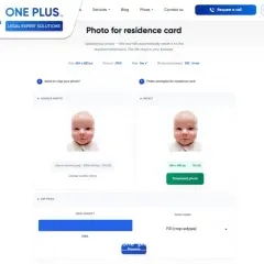 Zdjęcie dziecka do karty pobytu. Narzędzie automatycznie dopasuje je do wymiarów.