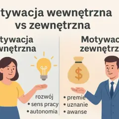 Jak motywować pracowników bez pieniędzy? Wewnętrzna motywacja to rozwój, sens i autonomia. Zewnętrzna to premie, uznanie i awanse.
