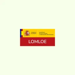 Logo del Ministerio de Educación y Formación Profesional de España, con el texto "LOMLOE".