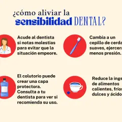 Consejos para aliviar la sensibilidad dental: visita al dentista, usa cepillo suave, colutorio y evita alimentos extremos. ¡Adiós a la dentera o tiricia!