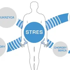 Stres jako źródło chorób cywilizacyjnych: cukrzyca, nowotwory, choroby serca, alergie, otyłość, choroba Alzheimera, anoreksja, bulimia, hipowitaminoza.