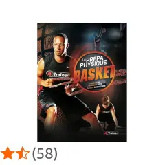Couverture d'un programme de préparation physique basket avec des athlètes en action et des bandes de résistance.