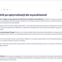 Kompleksowy przewodnik po optymalizacji dla wyszukiwarek, wyjaśniający co to jest SEO i jak działa. Analiza słów kluczowych i meta opis.