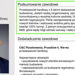 Podsumowanie zawodowe w CV: Jak napisać skuteczne? [Przykłady]