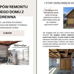 Remont starego domu z drewna: pierwszy etap to odsłonięcie konstrukcji, by ocenić stan. Zobacz, jak zacząć remont krok po kroku.