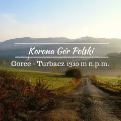 Poranna mgła otula Gorce - Turbacz 1310 m n.p.m., tworząc malowniczy krajobraz.
