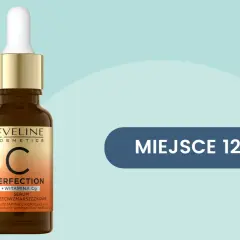 Serum Eveline Perfection z 20% witaminą C to najlepiej przyswajalna witamina C, która naprawia skórę.