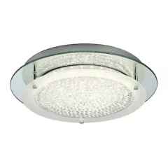 Elegante plafon cristal con luces LED, diseño moderno y brillante que ilumina cualquier espacio.