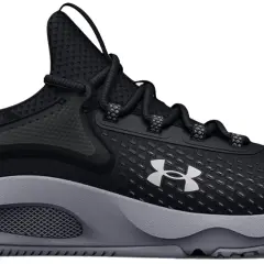 Czarny but Under Armour HOVR Rise z szarą podeszwą, idealny do treningów.
