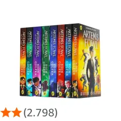 Die komplette Artemis Fowl Reihenfolge von Eoin Colfer, eine bunte Buchreihe mit fantastischen Abenteuern.