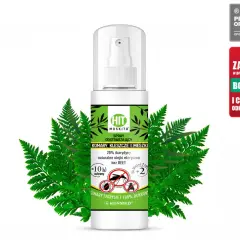 Spray na komary, kleszcze i meszki z 20% ikarydyny i olejkami eterycznymi, bez DEET. Skuteczna ochrona do 10h. Idealny do profilaktyki boreliozy.