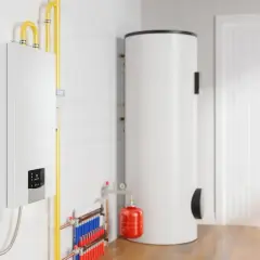 Chaudière thermodynamique et ballon d'eau chaude. Obtenez le meilleur prix pose chauffe eau thermodynamique pour votre installation.