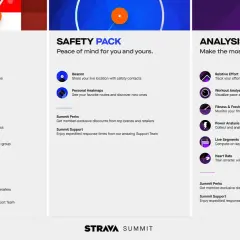 Trzy pakiety Strava Summit: Training, Safety i Analysis. Czy Strava jest darmowa? Summit oferuje zaawansowane funkcje.