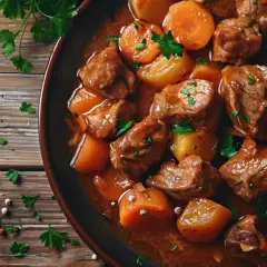 Przepis na soczyste zrazy lub gulasz z karkówki - krok po kroku