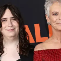 Jamie Lee Curtis i jej córka Annie Guest na premierze.