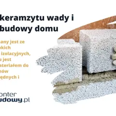 Dom z keramzytu: wady i zalety budowy. Blok keramzytowy układany przez budowlańca w rękawicy.