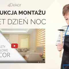 Jak założyć roletę dzień noc z żyłką - proste kroki bez błędów
