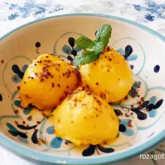 Domowy sorbet z mango: 5 minut do idealnego deseru!