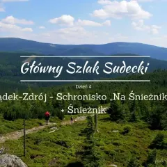 Góry Snieżnik w Sudetach, szlak turystyczny. Dzień 4 wędrówki.