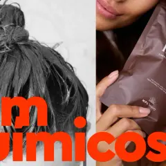 Cabello con henna, sin químicos. Un paquete de coloración natural para el cabello.