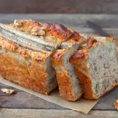 Chlebek bananowy bez jajek: puszysty i bez zakalca. Mój przepis!