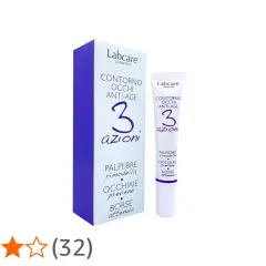 Crema contorno occhi Labcare con 3 azioni: rimodella palpebre, previene occhiaie e attenua borse. La crema contorno occhi si mette anche sulle palpebre.