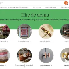 Strona główna Etsy z ofertami "Hity do domu". Czy Etsy jest bezpieczne? Tak, platforma oferuje szeroki wybór dekoracji i artykułów do domu.
