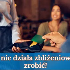 Klient próbuje dokonać płatności kartą zbliżeniowo, ale transakcja nie przechodzi. Może to być problem z terminalem lub kartą, ale płatność kartą przez Przelewy24 jest zawsze opcją.