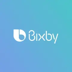Logo Bixby na tle gradientowym. Bixby Vision pomaga odkrywać świat.