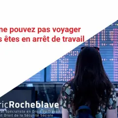 Modèle de lettre pour autorisation de partir en vacances CPAM. Une femme regarde un tableau des départs à l'aéroport.