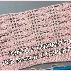 Uncinetto con punto a rilievo, ideale per maglie e copertine. Trova schemi maglioni uncinetto gratis per creare capi unici.