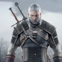 Geralt z Rivii w zbroi, z dwoma mieczami na plecach. Idealny do sprawdzenia wiedźmin 3 wymagania.