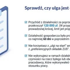 Lista kontrolna do ulgi dla przedsiębiorców. Sprawdź, czy mały ZUS plus 2026 jest dla Ciebie.