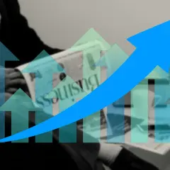 Giełda papierów wartościowych co to? Wzrosty na wykresie, symbolizujące sukcesy na rynku finansowym.