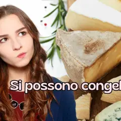 Ragazza pensierosa davanti a vari formaggi, tra cui uno che sembra stracchino. La domanda è: si può congelare lo stracchino?
