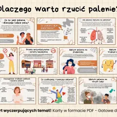 Wpływ palenia na zdrowie, środowisko i wygląd zewnętrzny. Rzucenie nałogu, np. z pomocą warenikliny, przynosi korzyści.