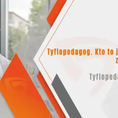 Dziewczynka z okularami na nosie, tekst o tym, kim jest tyflopedagog i ile zarabia.
