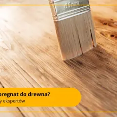 Pędzel nakłada impregnat na drewnianą podłogę. Dowiedz się, jak wybrać najlepszy saprol do ochrony drewna.