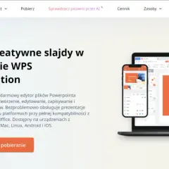 Darmowa aplikacja do prezentacji WPS Presentation pozwala tworzyć, edytować i udostępniać slajdy na wielu urządzeniach.