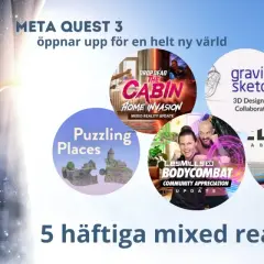 Meta Quest 3 öppnar en ny värld av mixed reality spel, med titlar som Drop Dead: The Cabin och Eleven Table Tennis.