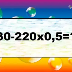 Kolorowe bańki i tęczowe tło. Na środku prostokąt z napisem: 230-220x0,5=? Rozwiąż zagadkę Jakuba 11!