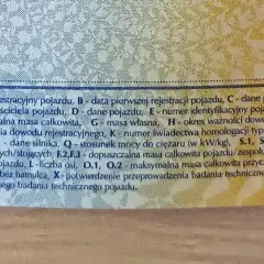 Gdzie jest numer silnika w dowodzie rejestracyjnym? Sprawdź alternatywy